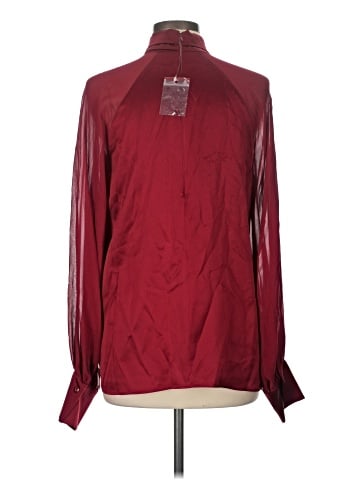 Max Mara Long Sleeve Silk Top (view 2)