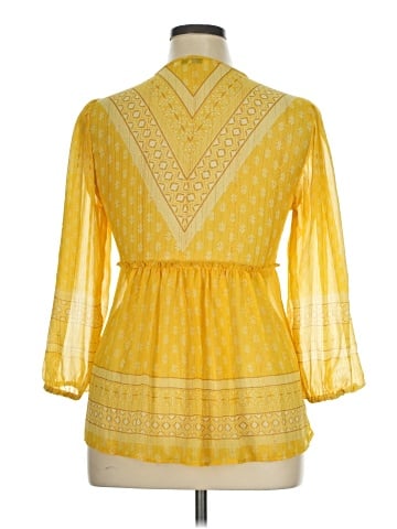 Rose + Olive 3/4 Sleeve Blouse (view 2)