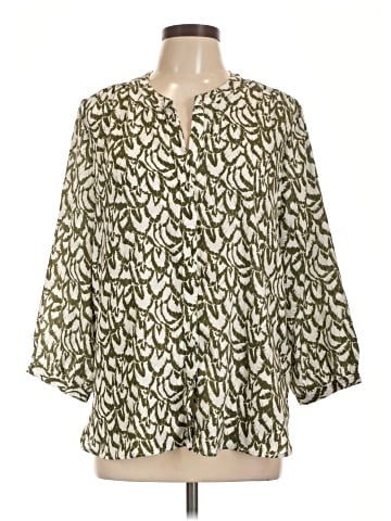 Jachs Girlfriend 3/4 Sleeve Blouse (view 1)