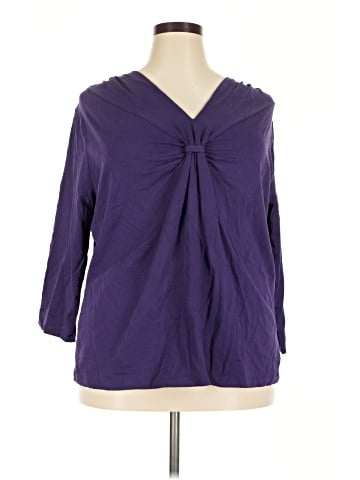 Jones New York Signature 3/4 Sleeve Blouse (view 1)