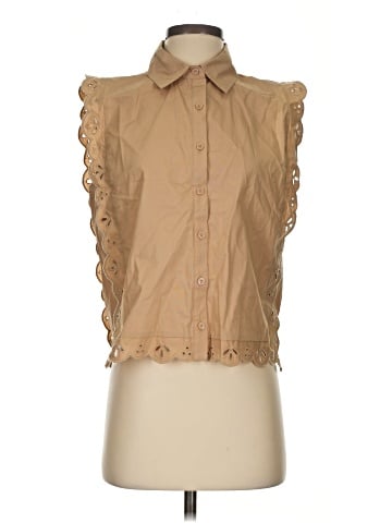 Ann Taylor LOFT Sleeveless Button-Down Shirt (view 1)