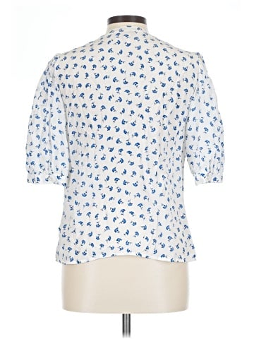 Rebecca Taylor Short Sleeve Silk Top (view 2)
