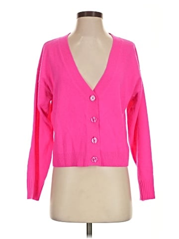 Aqua Cashmere Cardigan (view 1)