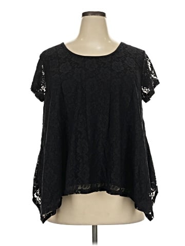 Jessica London Short Sleeve Blouse (view 1)