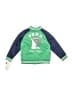 Puma 100% Polyester Color Block Green Track Jacket Size 3T - photo 2