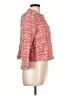 Zara Basic 100% Acetate Tweed Red Jacket Size L - photo 4