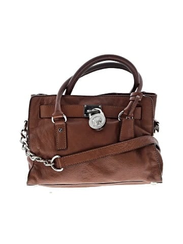 MICHAEL Michael Kors Leather Satchel (view 1)