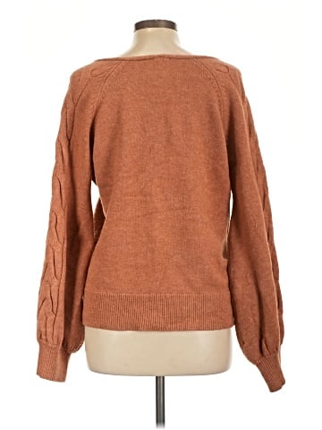 Hem & Thread Pullover Sweater (view 2)