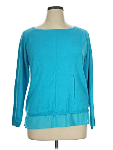 DKNYC 3/4 Sleeve Top (view 1)