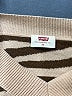Levi's Animal Print Brown Pullover Sweater Size XS - photo 7