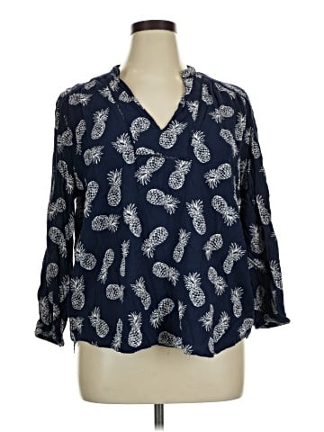 Ann Taylor LOFT Outlet 3/4 Sleeve Blouse (view 1)