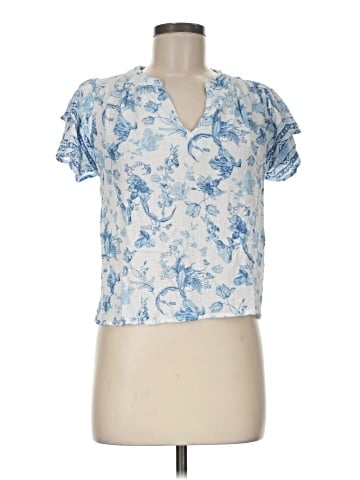 Laura Ashley Short Sleeve Blouse (view 1)