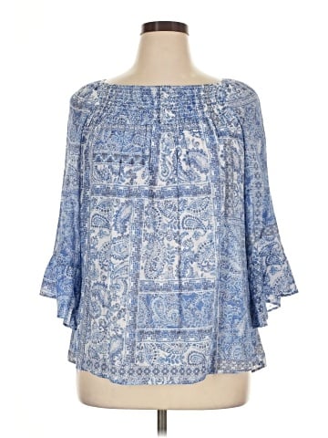 Zac & Rachel 3/4 Sleeve Blouse (view 1)