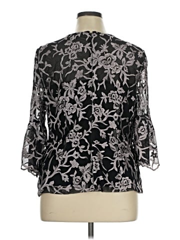 Alex Evenings 3/4 Sleeve Blouse (view 2)