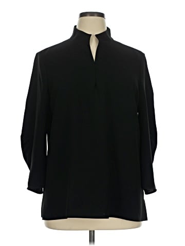 Lafayette 148 New York 3/4 Sleeve Blouse (view 1)