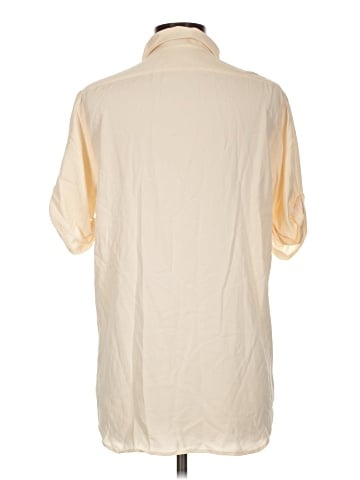 Theory 3/4 Sleeve Silk Top (view 2)