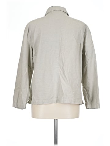 Kathie Lee 3/4 Sleeve Button-Down Shirt (view 2)