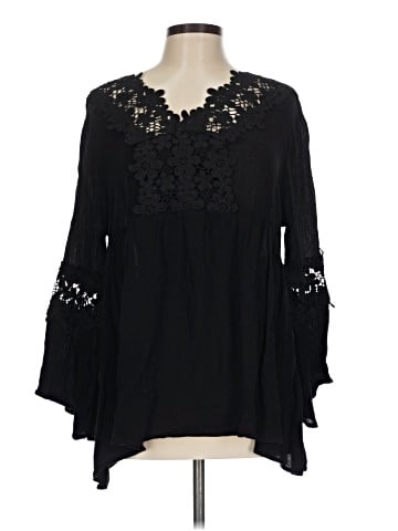 Studio Gem 3/4 Sleeve Blouse (view 1)