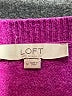 Ann Taylor LOFT Purple Pullover Sweater Size M - photo 7