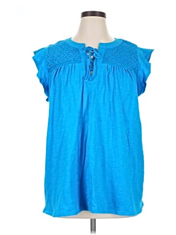 Lane Bryant Short Sleeve Blouse (view 1)