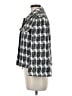 J.Crew 100% Polyester Houndstooth Silver Jacket Size 6 - photo 5