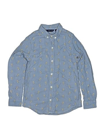 Janie and Jack Long Sleeve Button-Down Shirt (view 1)