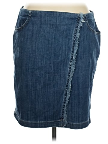 Chico's Denim Skirt (view 1)