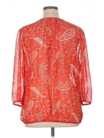 St. John's Bay 3/4 Sleeve Blouse (view 2)