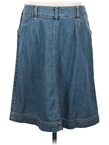 Chaps Denim Skirt (view 2)