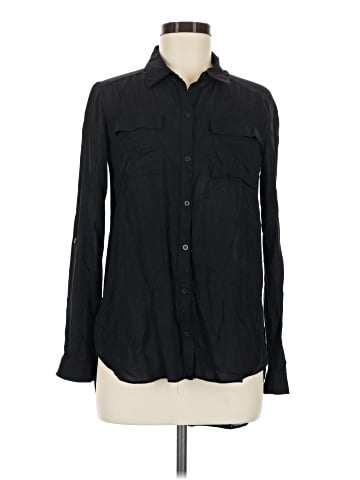 a.n.a. A New Approach Long Sleeve Button-Down Shirt (view 1)