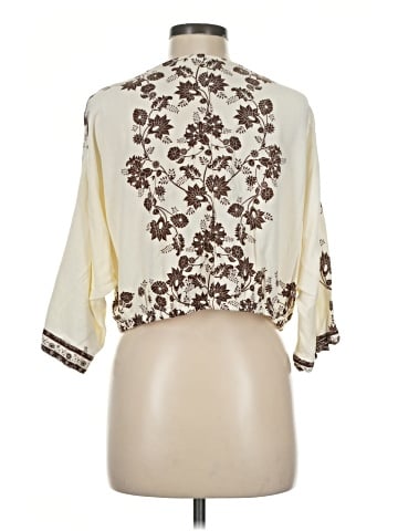 Rose + Olive 3/4 Sleeve Blouse (view 2)