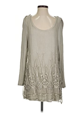 Soft Surroundings Long Sleeve Silk Top (view 1)