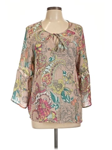Spense 3/4 Sleeve Blouse (view 1)