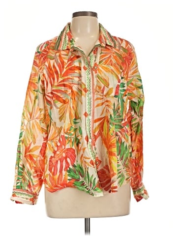 Calypso St. Barth Long Sleeve Blouse (view 1)