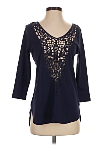 Lauren by Ralph Lauren 3/4 Sleeve T-Shirt (view 1)
