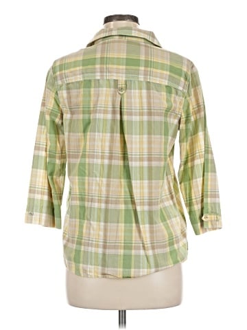 Christopher & Banks 3/4 Sleeve Button-Down Shirt (view 2)