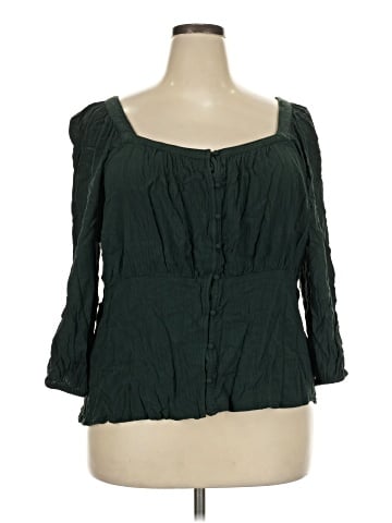 Old Navy 3/4 Sleeve Blouse (view 1)