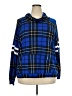 Paper Tee Plaid Blue Pullover Sweater Size 3X - photo 1