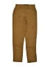 Tea Solid Brown Cargo Pants Size 12 - photo 2