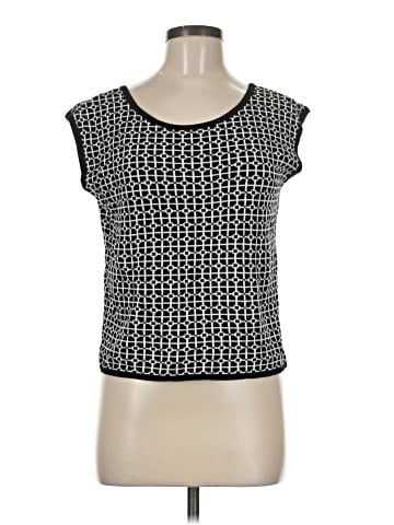 August Silk Sleeveless T-Shirt (view 1)