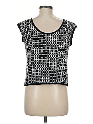 August Silk Sleeveless T-Shirt (view 2)