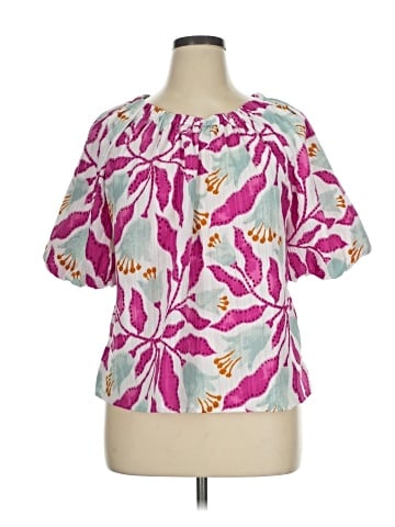 Ann Taylor Factory Short Sleeve Blouse (view 1)
