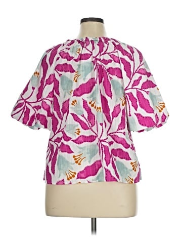 Ann Taylor Factory Short Sleeve Blouse (view 2)