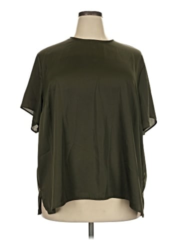 Worthington Short Sleeve Blouse (view 1)