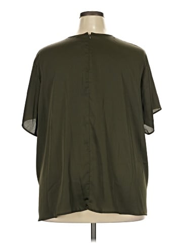 Worthington Short Sleeve Blouse (view 2)