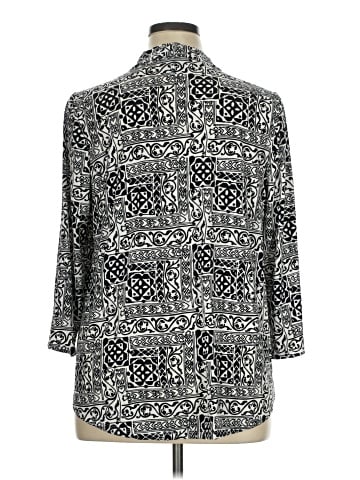 JM Collection 3/4 Sleeve Blouse (view 2)