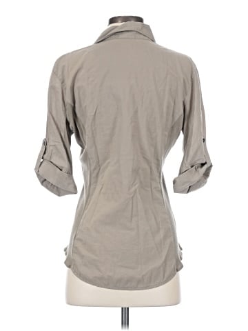 James Perse 3/4 Sleeve Button-Down Shirt (view 2)