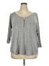 Green Envelope Gray Pullover Sweater Size 3X - photo 1