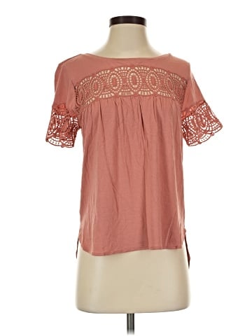 Ann Taylor LOFT Short Sleeve Blouse (view 1)