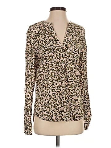 Ann Taylor Factory Long Sleeve Blouse (view 1)